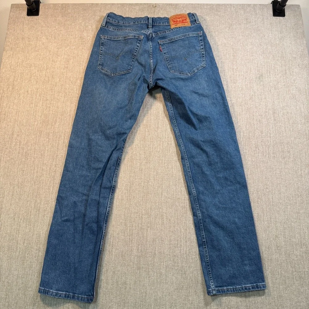 Levi's 505 Jeans Size W32 L32 Mens Straight Leg Reg Fit Medium Wash Blue Denim